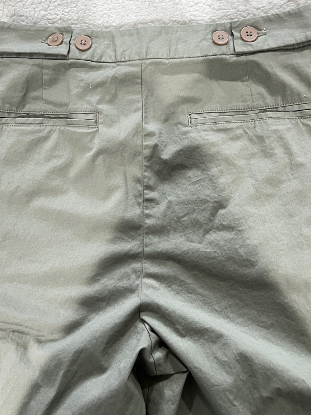 The Limited Stretch Women’s Cotton Blend Light Green Pants Size 6 - Picture 3 of 11